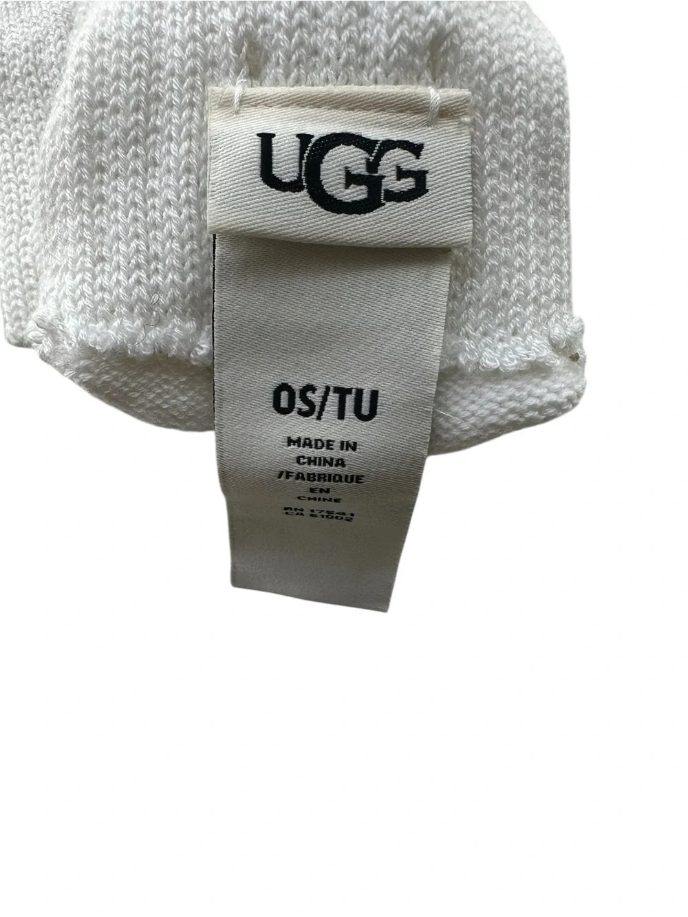 NWT UGG Women’s Ivory Knit Tech Touch Gloves Wool Blend One Size